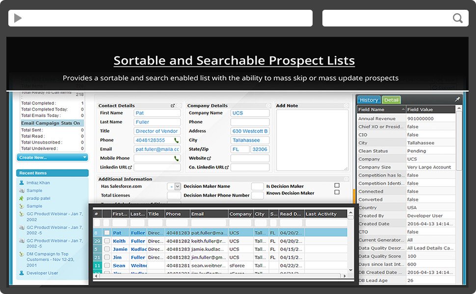 Prospector For Salesforce.com - AMP your Inside Sales - Screen Shot 4
